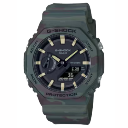 Casio G-Shock GAE-2100WE-3A Green Resin Band Men Sports Watch